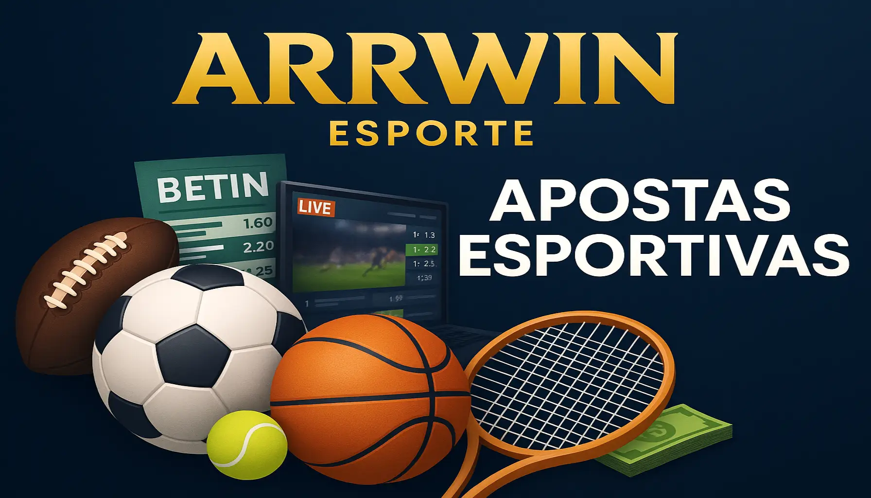 Aposte em apostas esportivas no cassino online ARRWIN