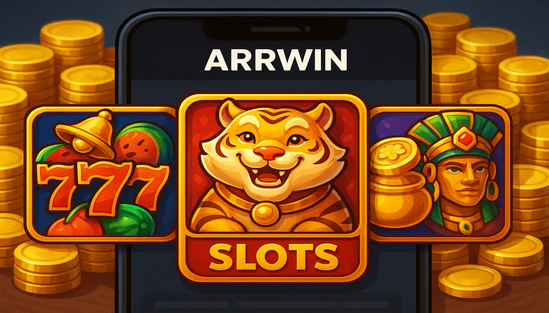 Jogos de Slot no Casino Online ARRWIN